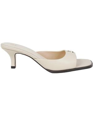 Patrizia Pepe Heeled Mules - Blanco