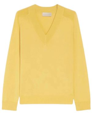 iBlues V-Neck Knitwear - Amarillo