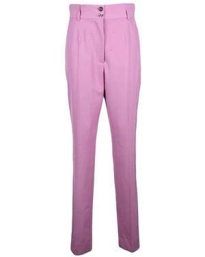 Dolce & Gabbana Wide Trousers - Purple