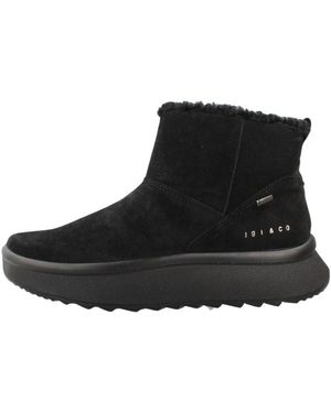 Igi&co Schoenen ,Zwart ,Enkellaarsjes