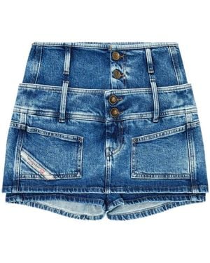 DIESEL Denim Shorts - Blue