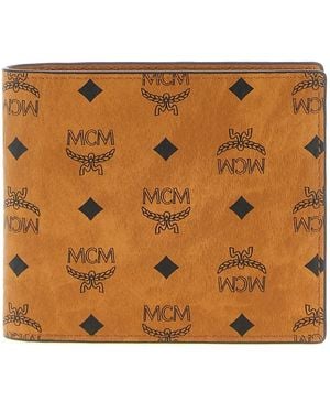 MCM Kleine Brieftasche Mit Münzfach - Braun