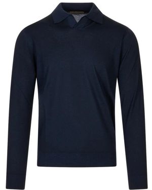 Corneliani Polo Shirts - Blue
