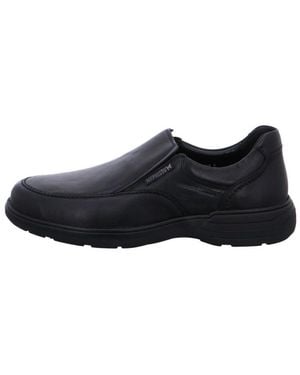 Mephisto Schoenen ,Zwart ,Leer Leren Instappers