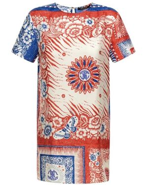 Roberto Cavalli Short Dresses - Rood