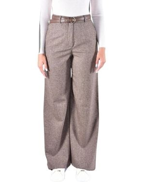 Max Mara Wide Trousers - Marrón