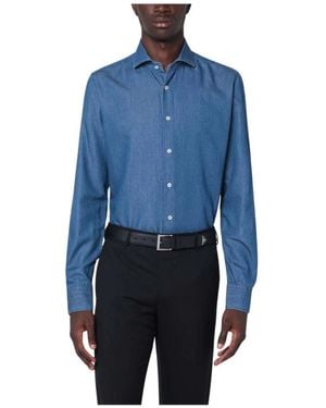 Xacus Casual Shirts - Blauw