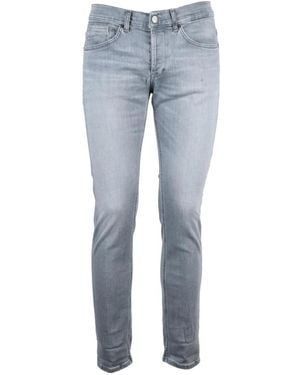 Dondup Jeans ,Grijs ,Katoen George Skinny Jeans - Blauw