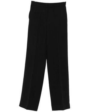 Twinset Broeken ,Zwart ,Katoen Wijde Broek