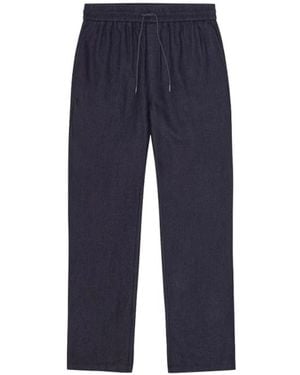 Les Deux Straight Trousers - Blue