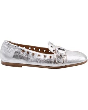 Laura Bellariva Ballerina Shoes - White