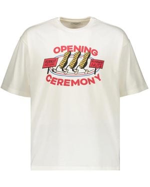 Opening Ceremony Bedrucktes crew-neck t-shirt - Weiß