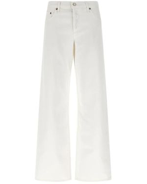 Agolde Low Rise Loose Jeans - Wit