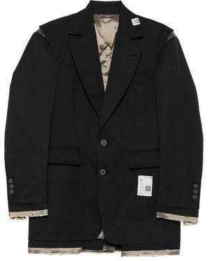 Maison Mihara Yasuhiro Light Jackets - Black
