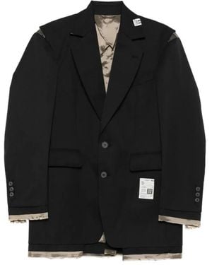 Maison Mihara Yasuhiro Light Jackets - Black