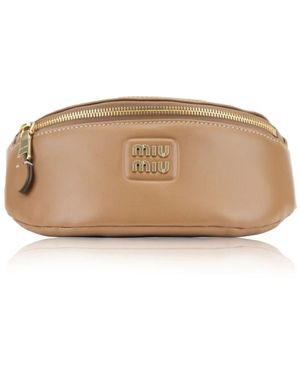 Miu Miu Bum Bags - Natural