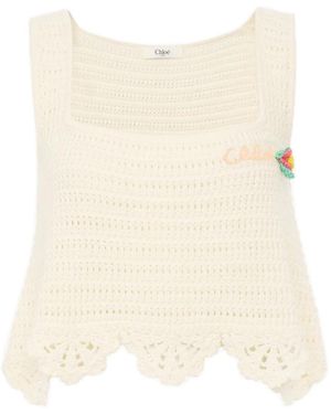 Chloé Sleeveless Tops - Neutro
