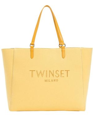 Twinset Shopping Bags - Yellow