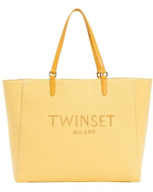 Twinset Shopping Bags - Yellow