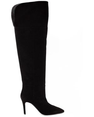 Via Roma 15 Over-Knee Boots - Nero