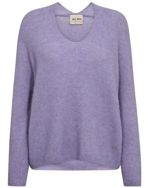 Mos Mosh Truien & Vesten ,Paars ,Gebreide Kleding