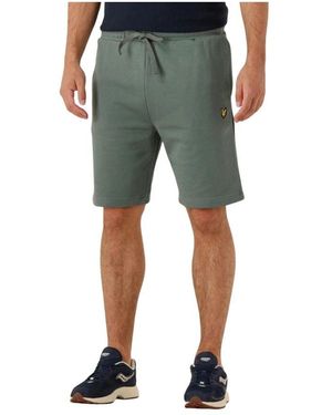 Lyle & Scott Grüne Sweatshort Für Herren