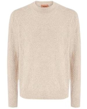 Missoni Crewneck Chevron Pullover - Naturel