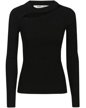 Diane von Furstenberg Long Sleeve Tops - Noir