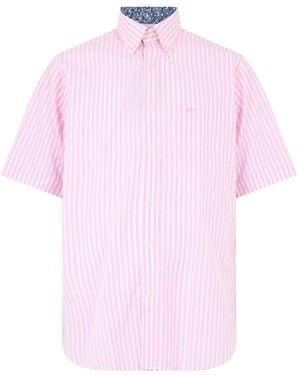 Paul & Shark Short Sleeve Shirts - Pink