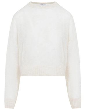 Brunello Cucinelli Round-Neck Knitwear - Blanc