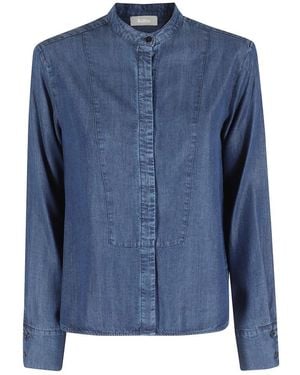 Kiltie Denim Shirts - Blu