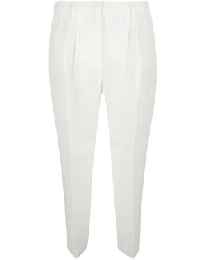 Fabiana Filippi Cropped Trousers - White