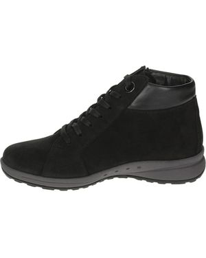 Hartjes Schoenen ,Zwart ,Leer 53972 Enkelboot