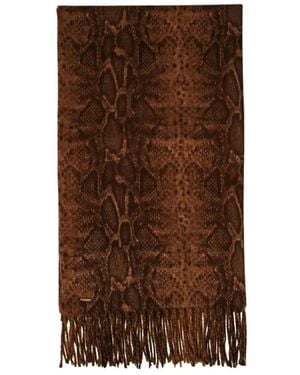 Twinset Animalier Stola - Braun