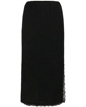 Kaffe Midi Skirts - Negro