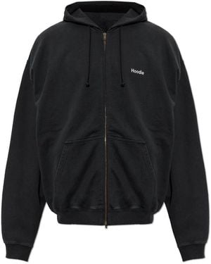Vetements Kapuzenpullover - Schwarz