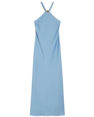 Max Mara Kleedjes ,Blauw ,Midi Kleedjes