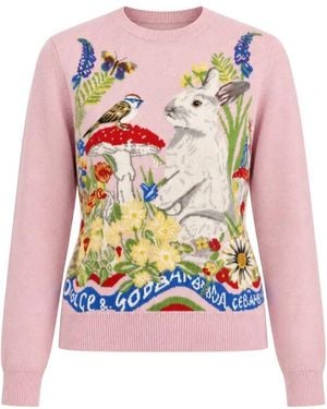 Dolce & Gabbana Cashmere Knitwear - Rose