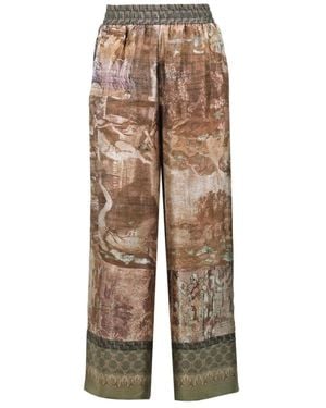 Pierre Louis Mascia Wide Trousers - Brown