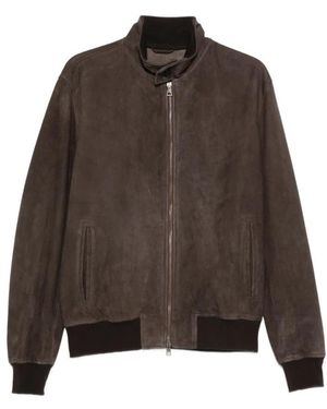 Boglioli Bomber Jackets - Brown