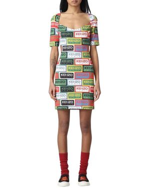 KENZO Short Dresses - Blu