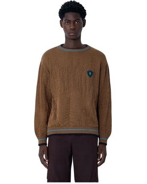 Kiko Kostadinov Round-Neck Knitwear - Brown