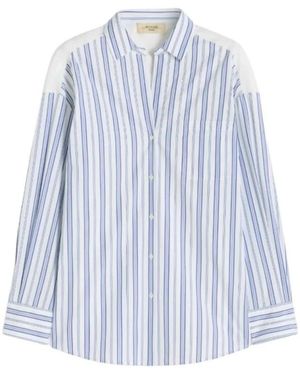 Weekend by Maxmara Overhemden ,Blauw ,Katoen Wkdtessile Shirt