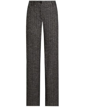 Dolce & Gabbana Straight Trousers - Grey
