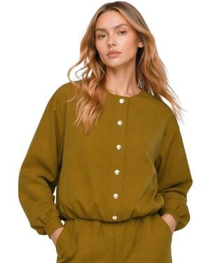 Kocca Jumpsuit Mit Knopfleiste - Grün