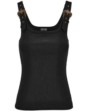 Versace Jeans Couture Sleeveless Tops - Black