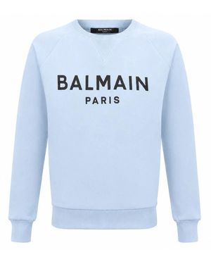 Balmain Hoodies & Sweatvesten ,Blauw ,Sweatshirts & Hoodies