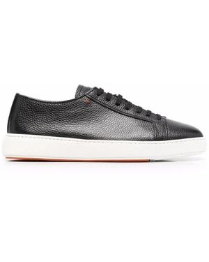 Santoni Trainers - Black