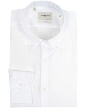 Brooksfield Formal Shirts - White