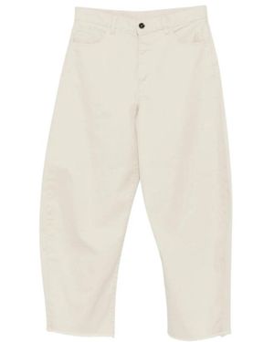 Nine:inthe:morning Cropped Trousers - Blanco